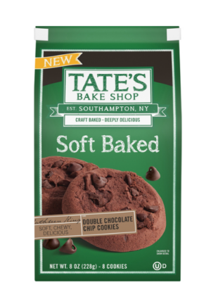 Tate's Bake Shop Soft Baked Double Chocolate Chip Cookies 8oz 12ct